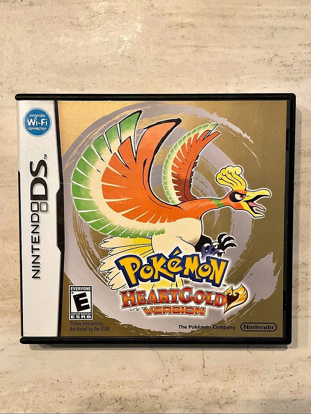 Empty Case Pokemon HeartGold Version Nintendo DS Game Case & Artwork No Game